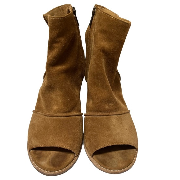 UGG Valencia Peep Toe Heeled Ankle Booties Size 9.5 - Picture 4 of 11